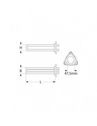 AMBACH heating element 8000W for boiling pan