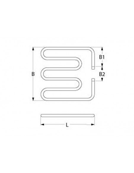 Toaster heating element 1000 W, 230 V