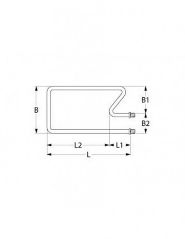 MKN heating element 1200 W, 380 V