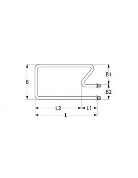 MKN heating element 1200 W, 380 V
