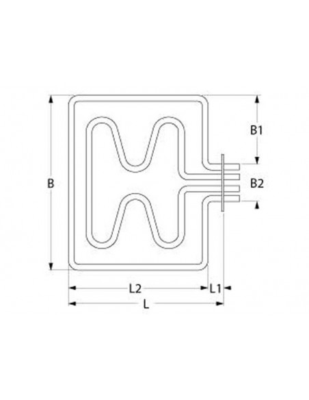 Lotus dish warmer heating element 700 W, 230 V