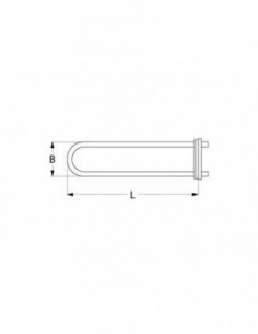 Immersion heating element 1000 W, 230 V 2