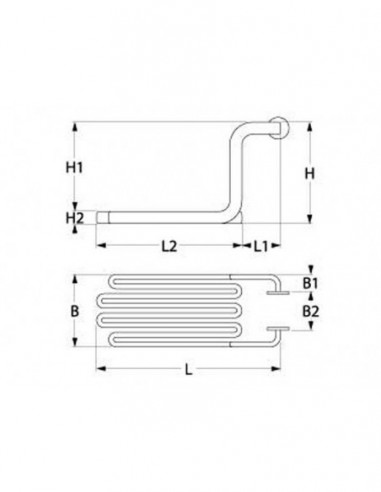 Fryers IMPERIAL heating element 6000W 400V