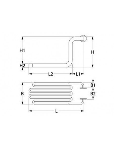 Fryers IMPERIAL heating element 6000W 400V