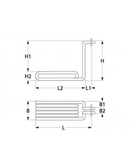 Nayati, FriFri fryer heating element 2300W 230V
