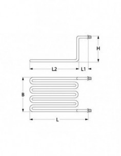 Capito fryer heating element 3000W, 230V 2