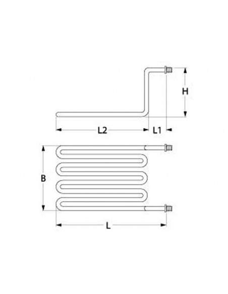Capito fryer heating element 3000W, 230V
