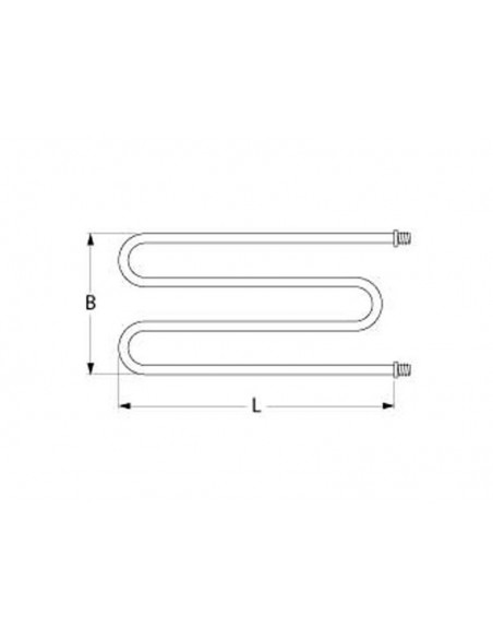 MKN heating element 1100 W, 230 V
