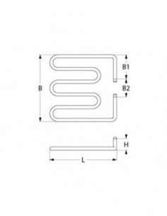 CF Cenedese grill heating element 1200 W, 230 V 2