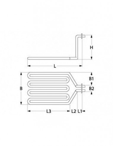 FriFri fryer heating element 3200W, 230V