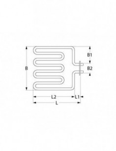 Hobart, Tecnoinox, Palux  salamander heating element 2000W 2