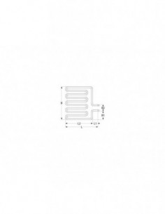 GGX griddle heating element 4500W, 400V 2