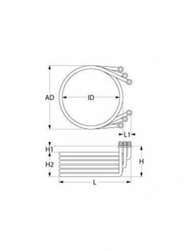 Convotherm convection oven heating element 15000W