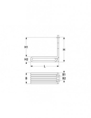Zanussi fryer heating element 5500W, 230V