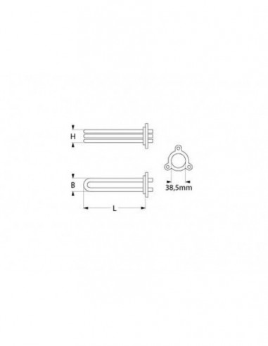 Rosinox dishwasher boiler heating element...