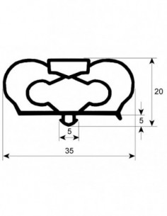Refrigeration gasket INFRICO MP2300