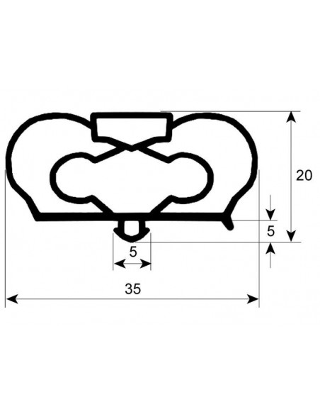 Refrigeration gasket INFRICO MP2300
