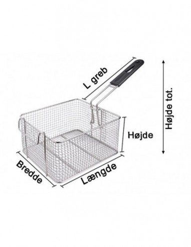 Fryer basket ROLLER-GRILL, L1 260mm W1 215mm H1...
